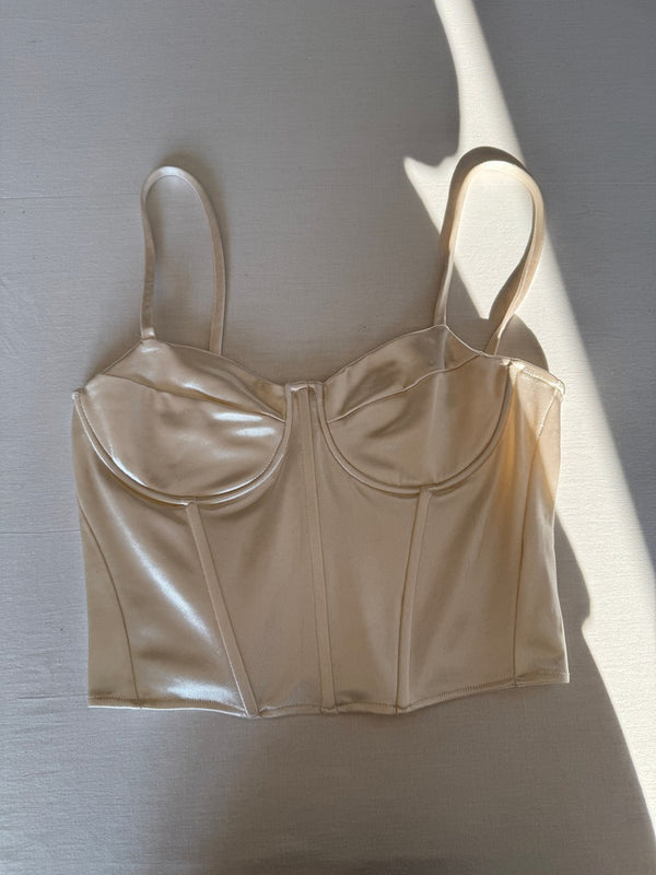 Crop top Pimkie - S - Crème -