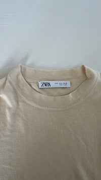 Pull manches courtes Zara - S - Crème -