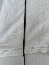 Gilet Vintage maille fine - L - Blanc