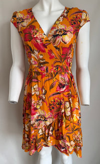 Robe Midi Sans Marque - 38 - Orange -