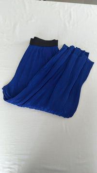 Pantalon plissé Zara - S - Bleu