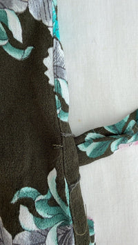 Robe courte Promod - 38 - Kaki floral