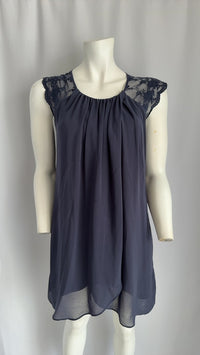 Robe Naf Naf - 36 - Navy - Dentelle