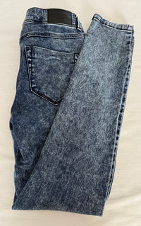 Jean Skinny Cache Cache - 38 - Bleu - Effet Délavé