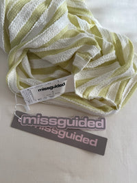 Robe Longue Missguided - S - Blanc Et verte