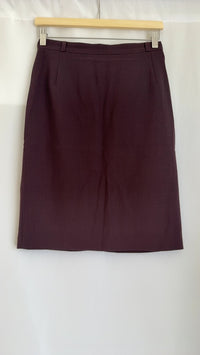 Jupe midi Caroll Paris - Fr 40 - Burgundy
