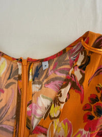 Robe Midi Sans Marque - 38 - Orange -