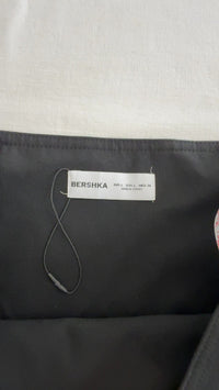 Mini jupe plissée Bershka - L - Noir -