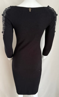 Robe Casual N2 - M - Noir - Épaules Dentelle