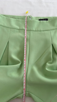 Pantalon large boohoo - 34 - vert