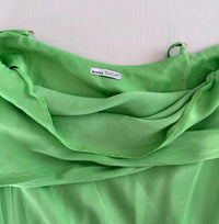 Robe midi Zara - M - Vert -
