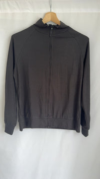 Veste zippée côtelée - L - Noir