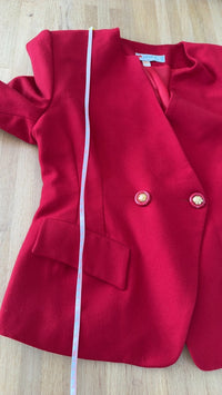 Ensemble tailleur femme sarah b. - Fr 42 - rouge - Laine