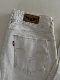 Jean 571 Slim Fit Levi's - 36 - blanc