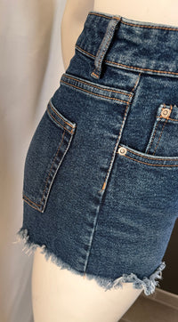 Short En Jean Zara - 38 - Bleu -