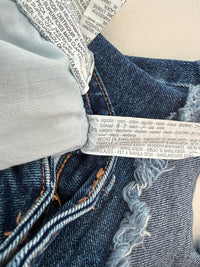 Short En Jean Zara - 38 - Bleu -