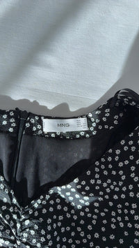 Robe mini Mango - S - Noir - Fleurie