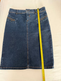 Jupe Promod - 38 - Bleu -