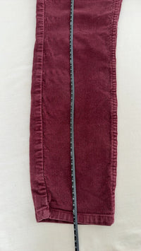 Pantalon velours Lulucastagnette - 40 - Bordeaux -