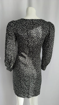 Robe mini Mango - S - Noir - Fleurie