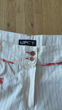 Ensemble tailleur pantalon Upc't - Fr 42 - Blanc/rouge