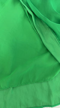 Robe midi Mango - L - Vert -