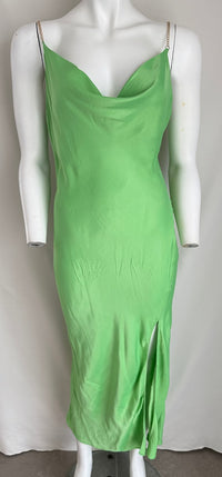 Robe midi Zara - M - Vert -