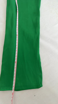Robe midi Mango - L - Vert -
