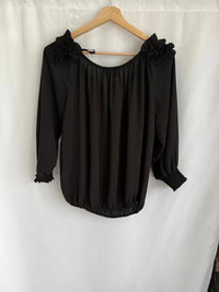 Blouse Joseph Ribkoff - 38 - Noir - à volants