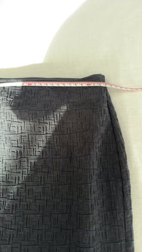 Jupe Camaïeu - 44 - Noir - City skirt texturée