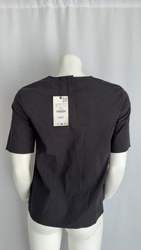 Top Zara - S - Noir -