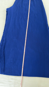 Pantalon plissé Zara - S - Bleu