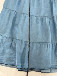 Jupe longue Miss Z - Taille unique - Bleu -