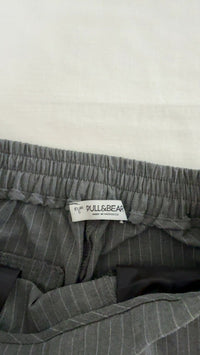 Pantalon carotte Pull & Bear - S - Gris