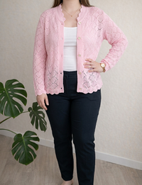 Gilet Acryl - Xl - Rose -