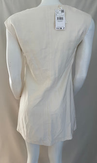Robe Casual Mango - M - Blanc Crème -