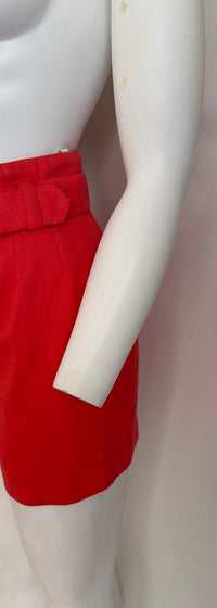 Short Taille Haute Sans Marque - S - Orange -