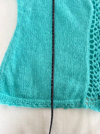 Gilet Vintage- M - Turquoise -