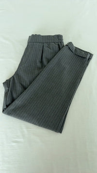Pantalon carotte Pull & Bear - S - Gris