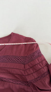 Robe courte Abercrombie & Fitch - Xl - Bordeaux