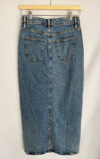 Jupe longue en jean F&f - 38 - Bleu -