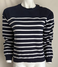 Sweat Marinière Etam - M - Marine -