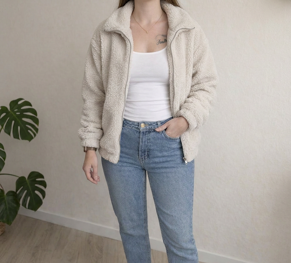 Veste Polaire Relish - L - Crème