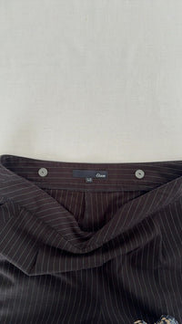 Pantalon tailleur Etam - 38 - Noir - à rayures