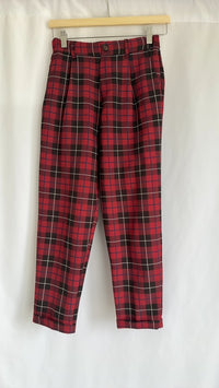 Pantalon Pull&bear - S - Rouge - à carreaux