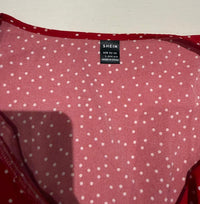 Blouse Shein - L - Rouge à pois -