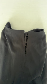 Jupe midi à nœud Zara - S - Noir -