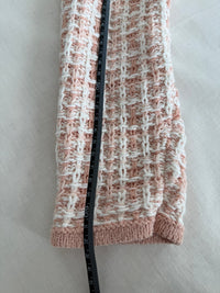 Gilet épais Esprit - M - Rose - maille texturée style tweed