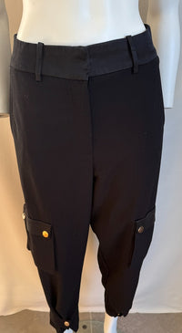 Pantalon noir femme style cargo