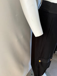 Pantalon noir femme style cargo